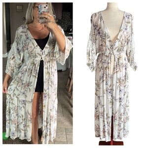 🎈LIFE long duster with open front